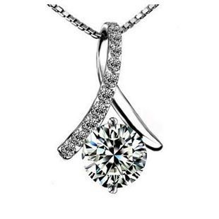 925纯银 s925纯银吊坠项坠 百搭时尚女式项链花心泪水晶项链厂家批发直销图片|925纯银 s925纯银吊坠项坠 百搭时尚女式项链花心泪水晶项链厂家批发直销产品图片由深圳市福金汇珠宝首饰公司生产提供-