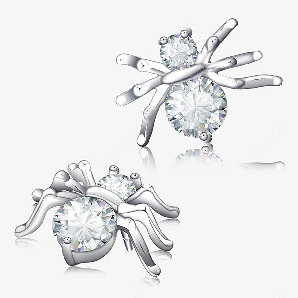 珠宝首饰耳钉钻石高清素材 设计图片 页面.