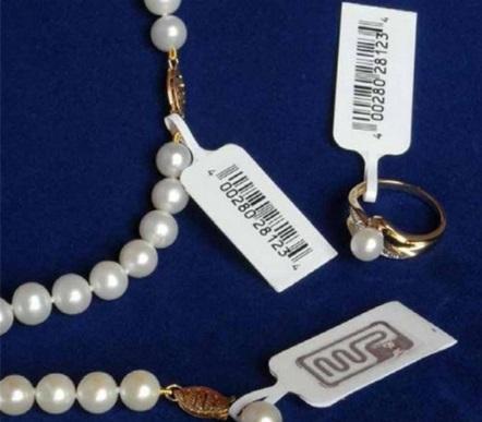 珠宝首饰防调包一次性标签 珠宝盘点标签