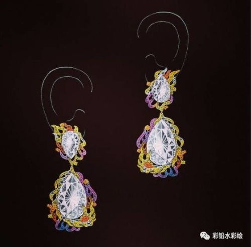 免费领取 756张珠宝首饰设计彩铅 水彩 素描手绘素材