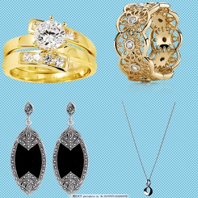戒指项链吊坠首饰免抠png透明图层素材
