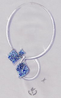 毕业设计系列 珠宝首饰效果图篇 闪闪惹人爱的珠光宝器