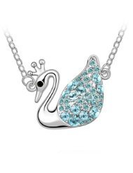 亚马逊 珠宝首饰:天鹅吊坠 - 合金