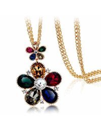 毛衣链 - CAROMAY卡洛美 - 珠宝首饰 - 亚马逊