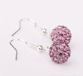 欧美热销Tresor Paris香巴拉饰品 揭秘E025满钻白色水晶耳饰的魅力